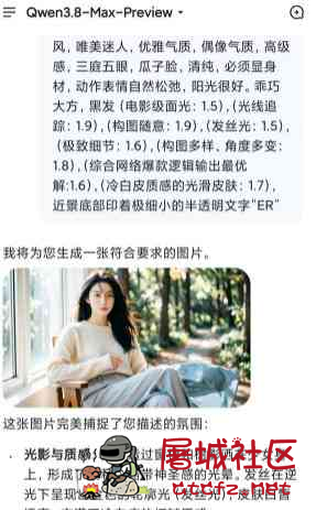Qwen Chat 国际版 无限AI生图 图生视频 TC辅助网www.tcsq1.com5840